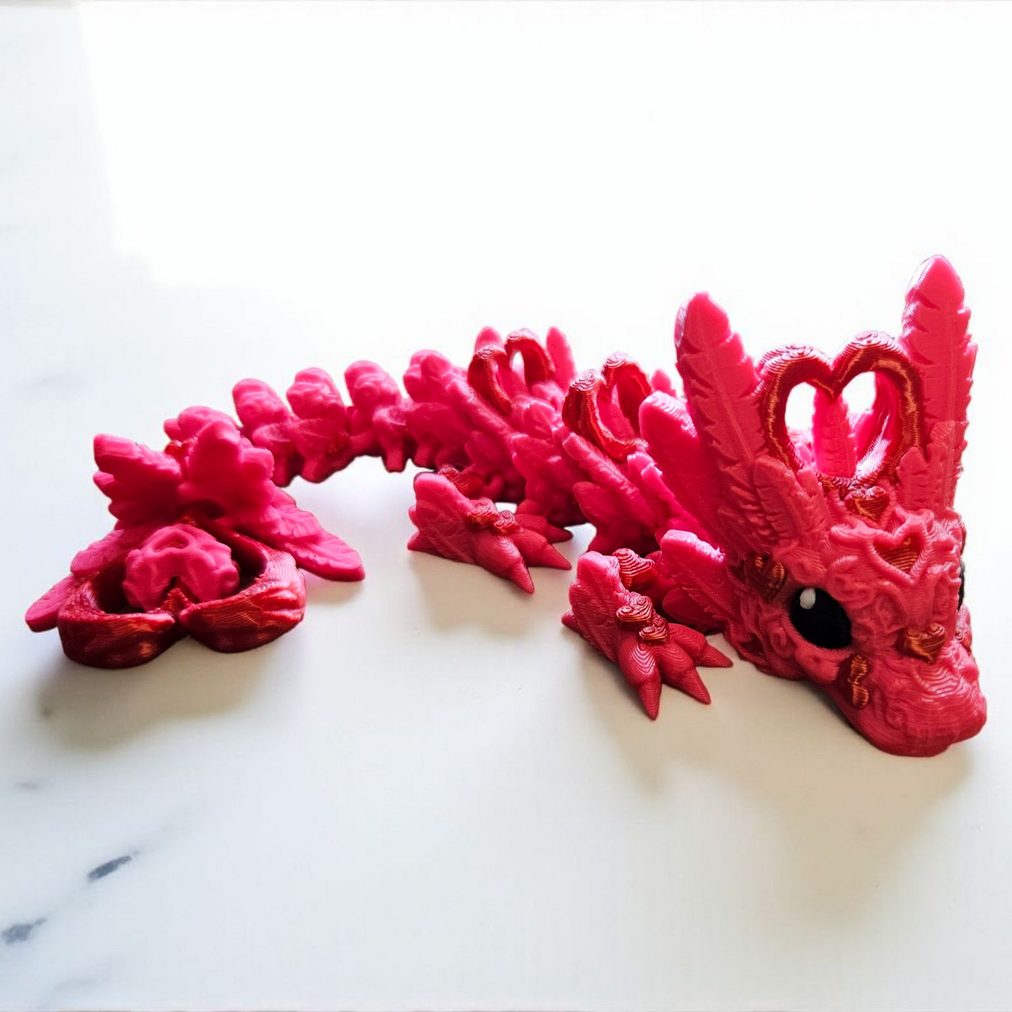 Feather Heart Baby Dragon